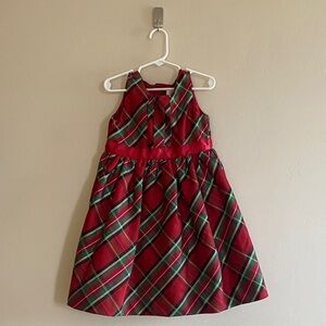Gymboree Red Plaid Formal Kids Dress